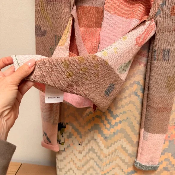 Eckhaus Latta Filati Patchwork Knit Sweater Top - Picture 12 of 15